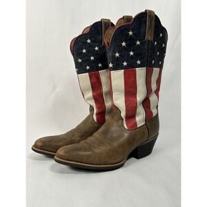 Twisted X Women's American Flag Western Boots, Size 8B, Cowboy Boots, Leather